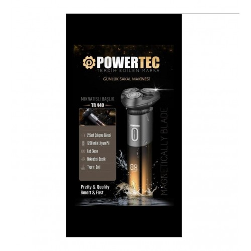 Powertec TR-440 Günlük Sakal Makinası